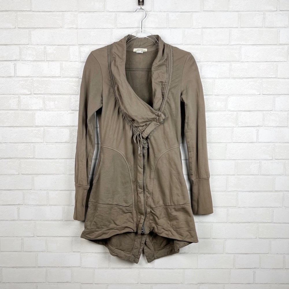 Prairie Underground Mid Frock Taupe Coat Women's Size Small RARE
